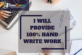write professional hand written assignment work