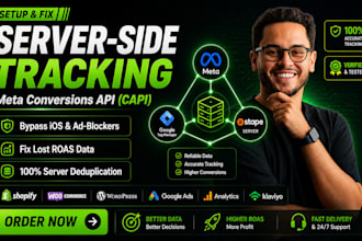 fix server side tracking, meta capi, GTM, ga4 and conversion tracking