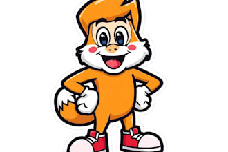 design a unique cartoon mascot logo