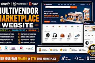 shopify multi vendor ecommerce marketplace wordpress dokan multivendor website