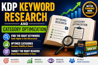 do kindle keyword research and category optimization for KDP books