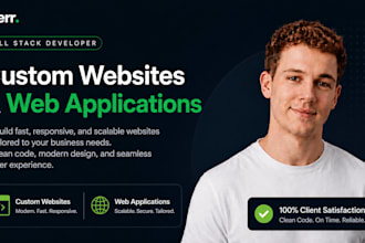 develop a custom full stack e commerce website or saas shop