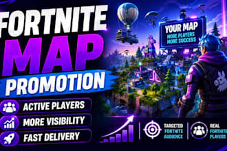 promote your fortnite map to active fortnite players
