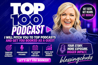 pitch you to top podcasts and get you booked as a guest