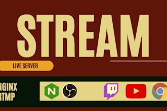 setup a multi streaming rtmp server for live streaming