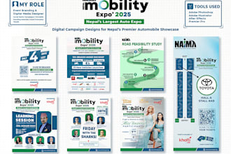 create marketing campaign and event branding materials
