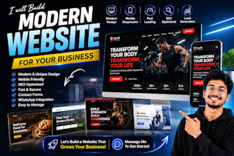 build a modern business website using ai and  no code tools