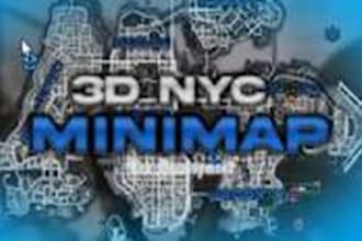 fully design a custom fivem NYC la ls minimap for your server