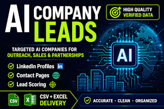 build a targeted ai company lead list for outreach