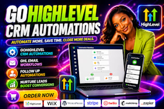 setup gohighlevel CRM automations, ghl email workflows, follow up automations