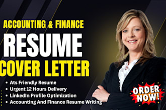 write management level accounting, finance, banking resume and cl