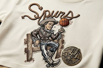 create a unique t shirt and hat logo design