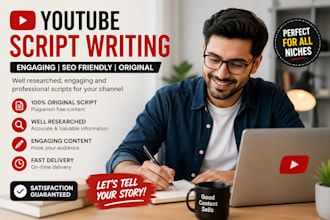 write engaging youtube script