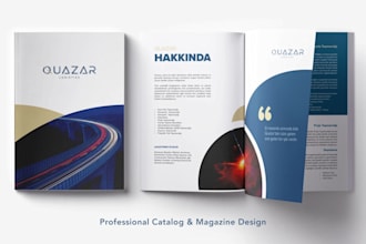 design a professional magazine or editorial layout