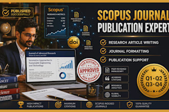 write, edit your research article for scopus indexed journal publication