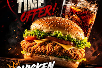 create an intresting and engaging flyer , banner or etc