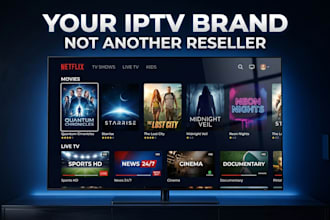 premium white label iptv app with custom branding for android TV and firesticks