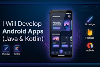 develop android apps using java and kotlin