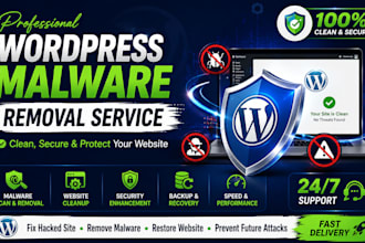remove malware, recover and migrate wordpress websites
