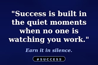 design aesthetic motivational quote  for social media
