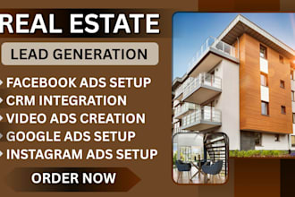 real estate lead, real estate facebook ads, google ads, video ads