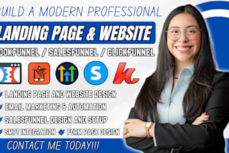 bookfunnel landingpage clickfunnels salesfunnel landing page gohighlevel website
