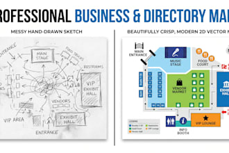 design business map office map mall directory floor plan event map vector layout