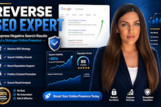 do reverse SEO to suppress negative search results