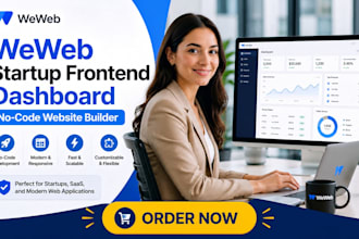 do weweb startup frontend dashboard no code website builder
