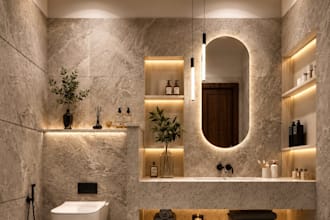 create and render your 3d bathroom design