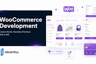 design and develop a woocommerce website