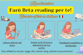 do beta reading for you