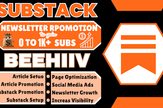 do organic subscribers, substack page promotion, substack newsletter promotion