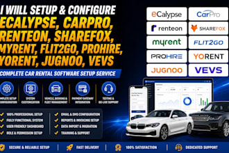 setup ecalypse carpro renteon sharefox myrent flit2go prohire yorent jugnoo vevs