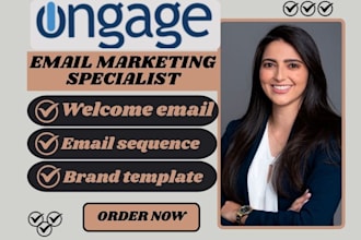 setup ongage abandoned cart and welcome email flows