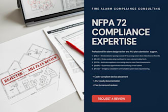review your fire alarm design for nfpa 72 compliance, ahj approval readiness