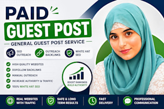 provide SEO backlinks from paid guest posting via outreach