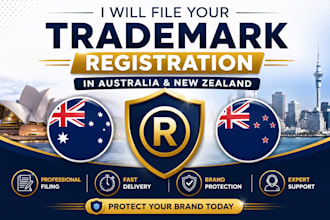 file your trademark for registration in australia and new zealand
