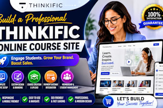 build professional thinkific online course