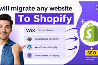 migrate wix website to shopify wix squarespace  migration to shopify store