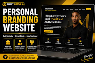 design a professional personal branding website