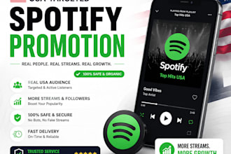 promote your spotify music in the USA organically