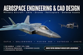 uav drone design, helicopter modeling, defense asset engineering