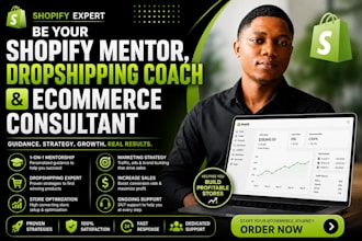 be your shopify dropshipping coach and mentor