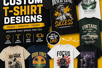 creat unique graphique shirt