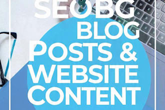 write SEO blog and posts website content in 24 hrs