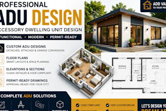 adu designer blueprint granny flat design in law suite tiny house dwelling unit