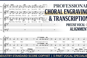 transcribe audio or midi into professional sheet music