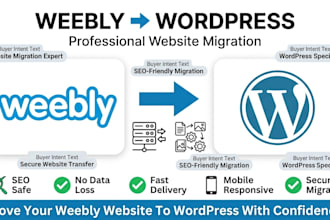 migrate weebly website to wordpress, weebly to wordpress migration expert