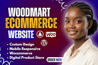customize woodmart ecommerce website for fashion apparel beauty product brand